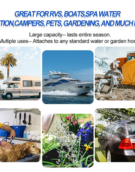 RV Inline Water Filter, NSF Filtration, RVs, Marines, Boats, Campers & More-1